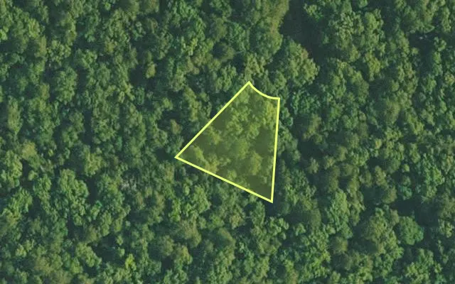 Aerial view of VAN BUREN County parcel 4400-19130-0000 — Arkansas post-auction with approximate parcel outline