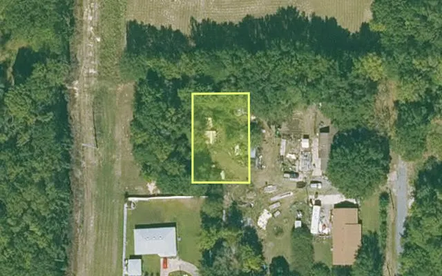 Aerial view of JEFFERSON County parcel 930-18254-002 — Arkansas post-auction with approximate parcel outline