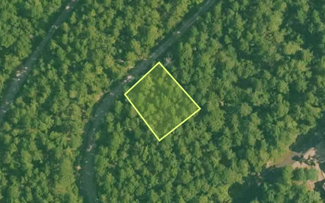 Aerial view of GARLAND County parcel 56961 — Arkansas post-auction with approximate parcel outline
