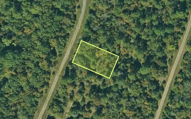 Aerial view of VAN BUREN County parcel 4550-02073-0000 — Arkansas post-auction with approximate parcel outline