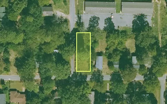 Aerial view of JEFFERSON County parcel 930-43537-000 — Arkansas post-auction with approximate parcel outline