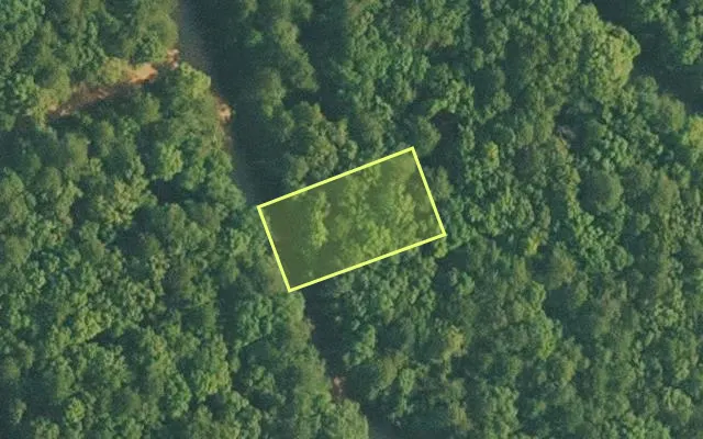 Aerial view of VAN BUREN County parcel 4300-01321-0000 — Arkansas post-auction with approximate parcel outline