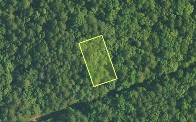 Aerial view of VAN BUREN County parcel 4400-19162-0000 — Arkansas post-auction with approximate parcel outline