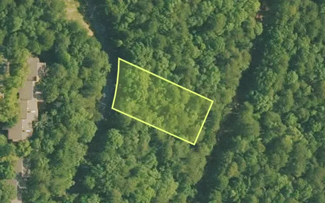 Aerial view of VAN BUREN County parcel 4050-02029-0000 — Arkansas post-auction with approximate parcel outline