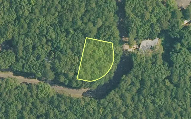 Aerial view of VAN BUREN County parcel 4350-05064-0000 — Arkansas post-auction with approximate parcel outline