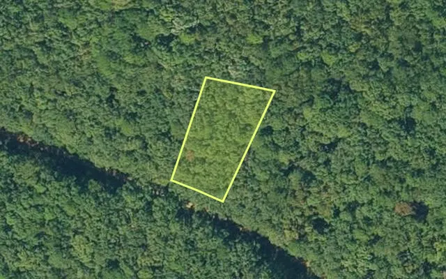 Aerial view of VAN BUREN County parcel 4300-02127-0000 — Arkansas post-auction with approximate parcel outline