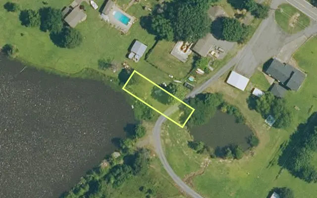 Aerial view of FAULKNER County parcel 468-00020-000 — Arkansas post-auction with approximate parcel outline