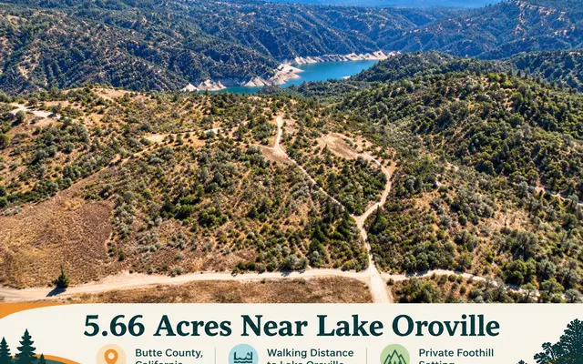 LandCentral listing preview for 5.66 acres in Butte, CA — 16030