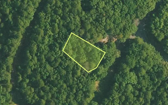 Aerial view of VAN BUREN County parcel 4400-10225-0000 — Arkansas post-auction with approximate parcel outline