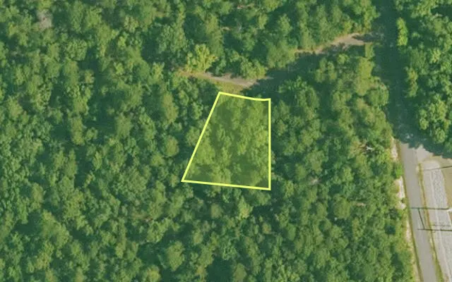 Aerial view of SALINE County parcel 384-00083-000 — Arkansas post-auction with approximate parcel outline