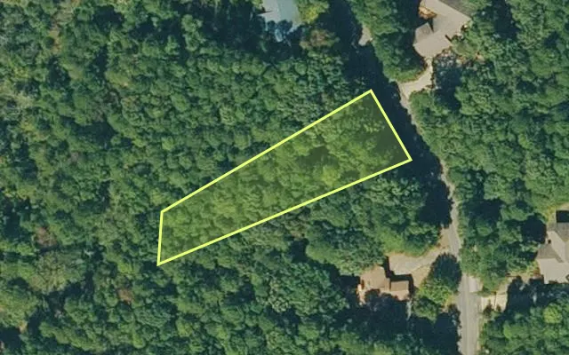 Aerial view of VAN BUREN County parcel 4300-04057-0000 — Arkansas post-auction with approximate parcel outline