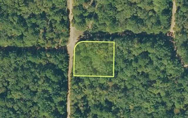 Aerial view of VAN BUREN County parcel 4300-06101-0000 — Arkansas post-auction with approximate parcel outline