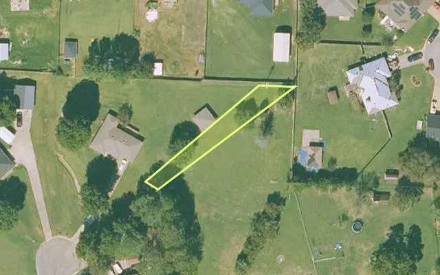 Aerial view of CRAWFORD County parcel 700-07288-000 — Arkansas post-auction with approximate parcel outline