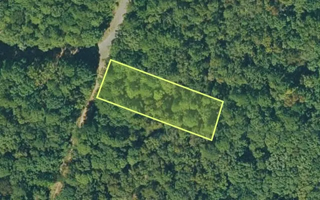 Aerial view of VAN BUREN County parcel 4300-02041-0000 — Arkansas post-auction with approximate parcel outline