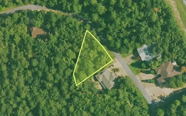 Aerial view of SALINE County parcel 580-00052-000 — Arkansas post-auction with approximate parcel outline