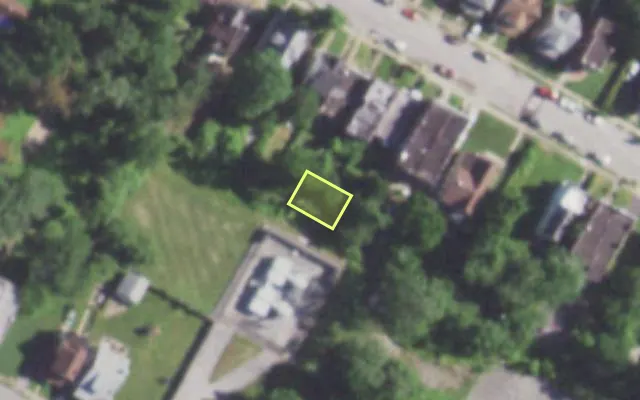 Aerial view of 5352 R MAFFITT AV — vacant lot, St. Louis with approximate parcel outline
