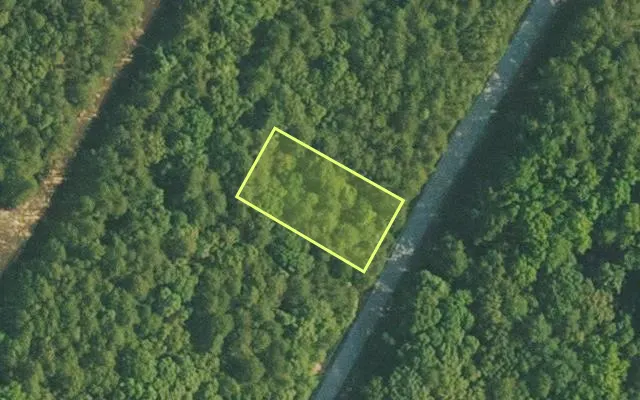 Aerial view of VAN BUREN County parcel 4400-22250-0000 — Arkansas post-auction with approximate parcel outline