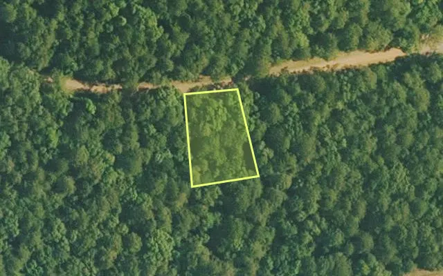 Aerial view of VAN BUREN County parcel 4400-14005-0000 — Arkansas post-auction with approximate parcel outline