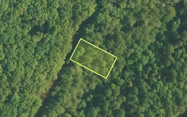 Aerial view of VAN BUREN County parcel 4410-02068-0000 — Arkansas post-auction with approximate parcel outline