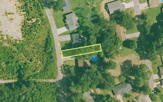 Aerial view of GARLAND County parcel 20488 — Arkansas post-auction with approximate parcel outline