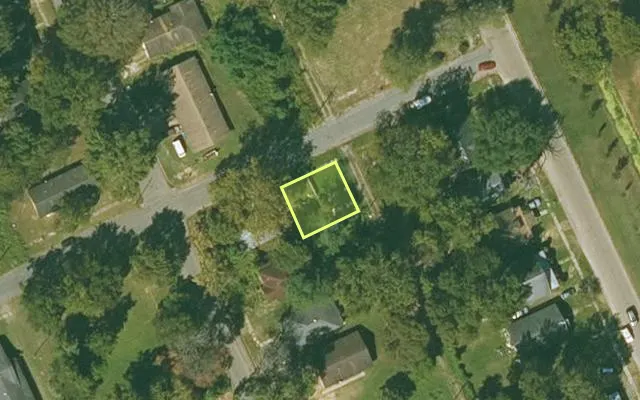 Aerial view of DESHA County parcel 005-00809-000 — Arkansas post-auction with approximate parcel outline