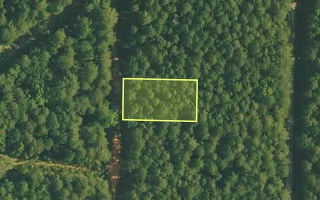 Aerial view of VAN BUREN County parcel 4500-02360-0000 — Arkansas post-auction with approximate parcel outline