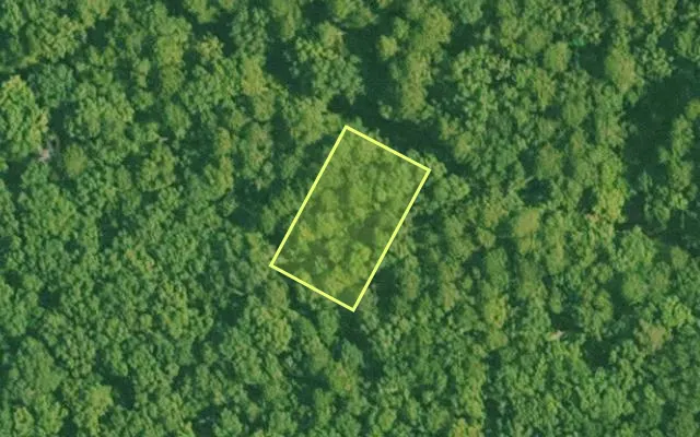 Aerial view of SALINE County parcel 564-00001-000 — Arkansas post-auction with approximate parcel outline