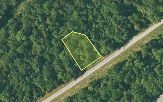Aerial view of FULTON County parcel 270-16481-000 — Arkansas post-auction with approximate parcel outline