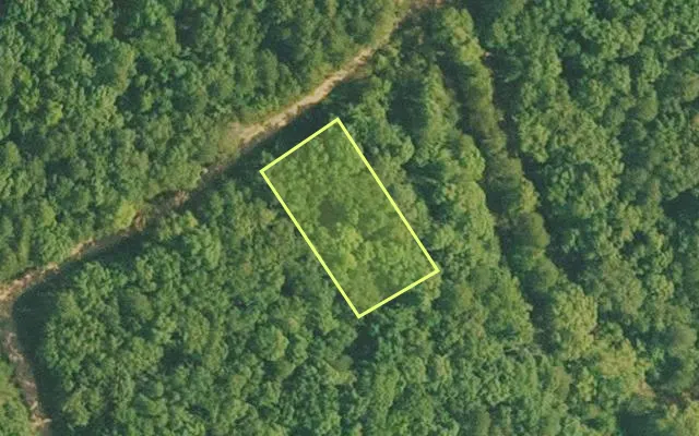Aerial view of VAN BUREN County parcel 4400-21302-0000 — Arkansas post-auction with approximate parcel outline