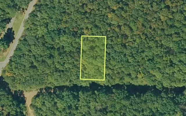 Aerial view of VAN BUREN County parcel 4050-12167-0000 — Arkansas post-auction with approximate parcel outline