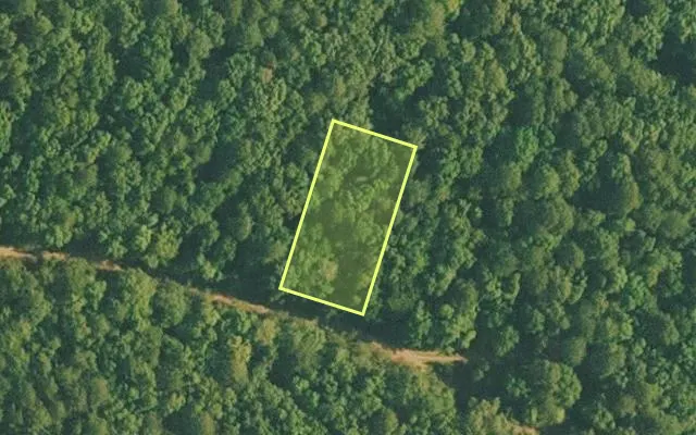 Aerial view of VAN BUREN County parcel 4500-01102-0000 — Arkansas post-auction with approximate parcel outline