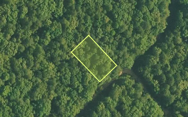 Aerial view of VAN BUREN County parcel 4500-01482-0000 — Arkansas post-auction with approximate parcel outline