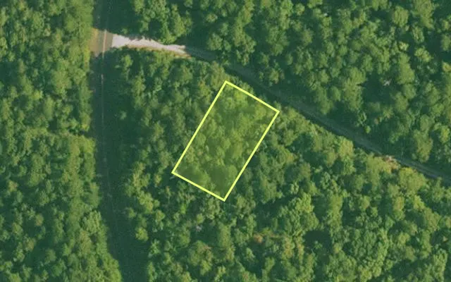 Aerial view of SALINE County parcel 420-00075-000 — Arkansas post-auction with approximate parcel outline