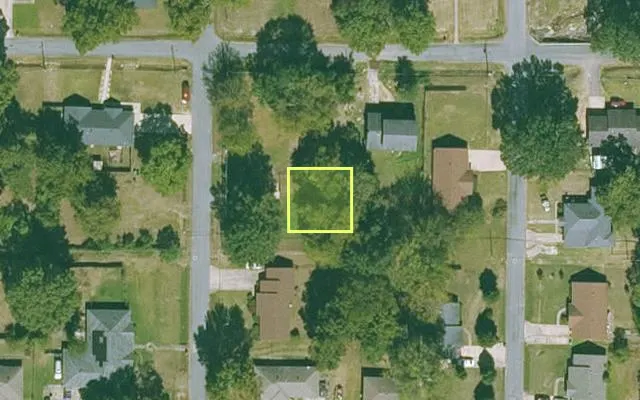 Aerial view of JEFFERSON County parcel 930-15971-000 — Arkansas post-auction with approximate parcel outline