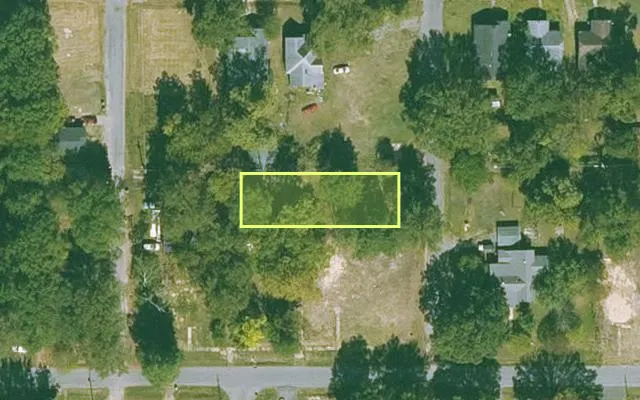 Aerial view of JEFFERSON County parcel 930-61847-000 — Arkansas post-auction with approximate parcel outline
