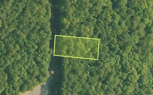 Aerial view of VAN BUREN County parcel 4050-03060-0000 — Arkansas post-auction with approximate parcel outline