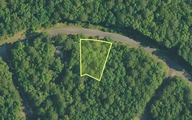 Aerial view of VAN BUREN County parcel 4350-01331-0000 — Arkansas post-auction with approximate parcel outline