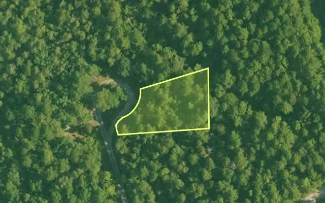Aerial view of SALINE County parcel 500-00012-000 — Arkansas post-auction with approximate parcel outline