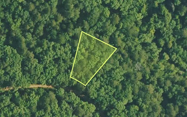 Aerial view of VAN BUREN County parcel 4400-18124-0000 — Arkansas post-auction with approximate parcel outline