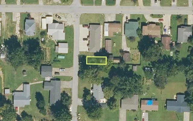 Aerial view of GREENE County parcel 1332-00081-000 — Arkansas post-auction with approximate parcel outline