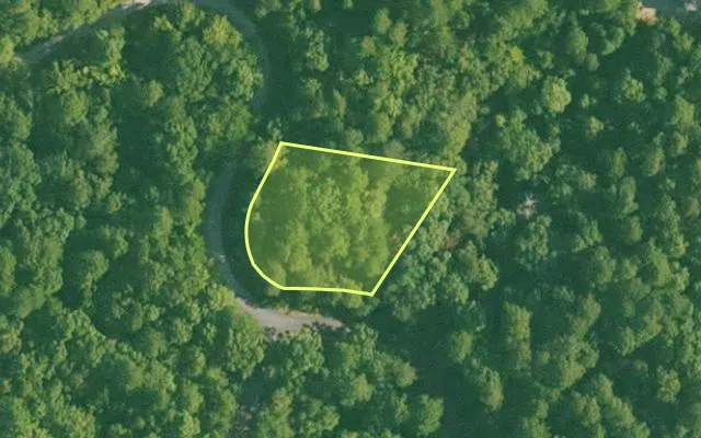 Aerial view of SALINE County parcel 552-00050-000 — Arkansas post-auction with approximate parcel outline