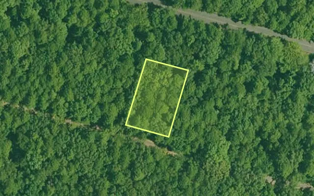 Aerial view of GARLAND County parcel 73247 — Arkansas post-auction with approximate parcel outline