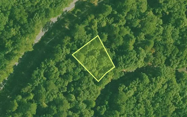 Aerial view of SALINE County parcel 640-00040-000 — Arkansas post-auction with approximate parcel outline