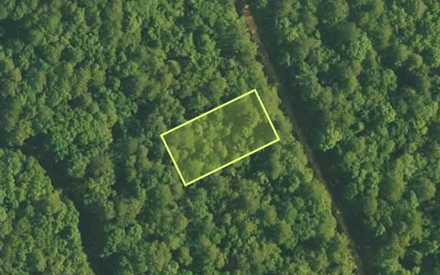 Aerial view of VAN BUREN County parcel 4500-02231-0000 — Arkansas post-auction with approximate parcel outline