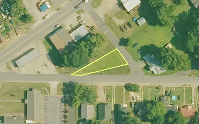 Aerial view of HOT SPRING County parcel 700-01396-000 — Arkansas post-auction with approximate parcel outline