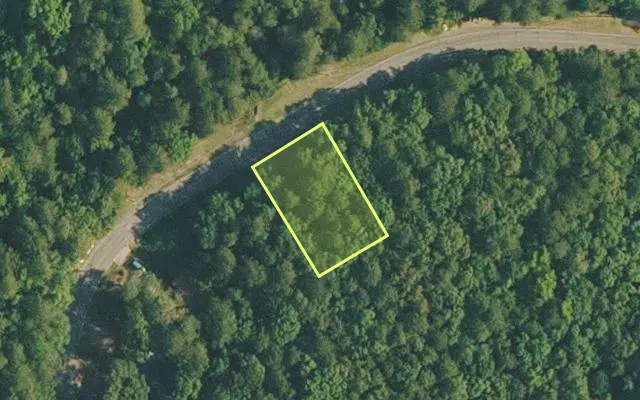 Aerial view of VAN BUREN County parcel 4400-04045-0000 — Arkansas post-auction with approximate parcel outline