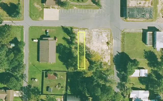 Aerial view of UNION County parcel 05090-00126-0000 — Arkansas post-auction with approximate parcel outline