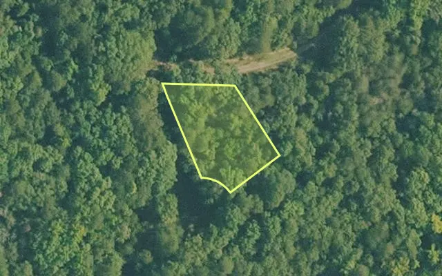 Aerial view of VAN BUREN County parcel 4250-02142-0000 — Arkansas post-auction with approximate parcel outline