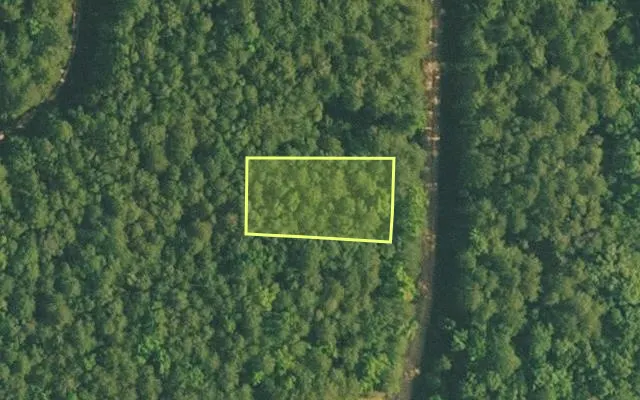 Aerial view of VAN BUREN County parcel 4500-02375-0000 — Arkansas post-auction with approximate parcel outline