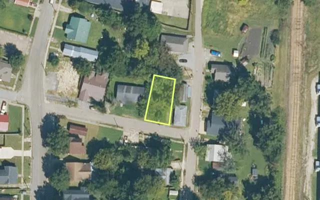 Aerial view of GREENE County parcel 1342-00001-000 — Arkansas post-auction with approximate parcel outline